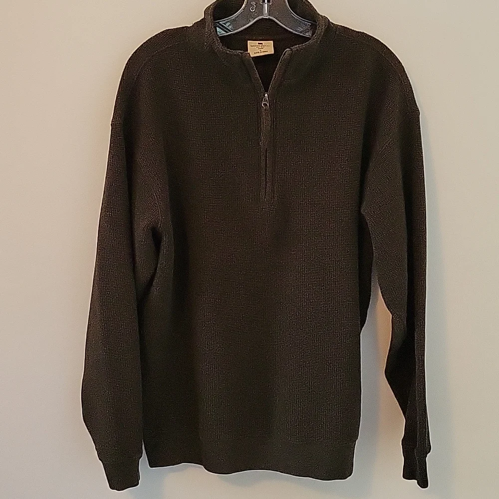 Woolrich Quarter Zip Pullover, Size Large